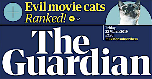 cmdr_powell's tweet photo. I had to buy a copy today to see which nefarious feline they blame for #Brexit https://t.co/sf7IU55qAV