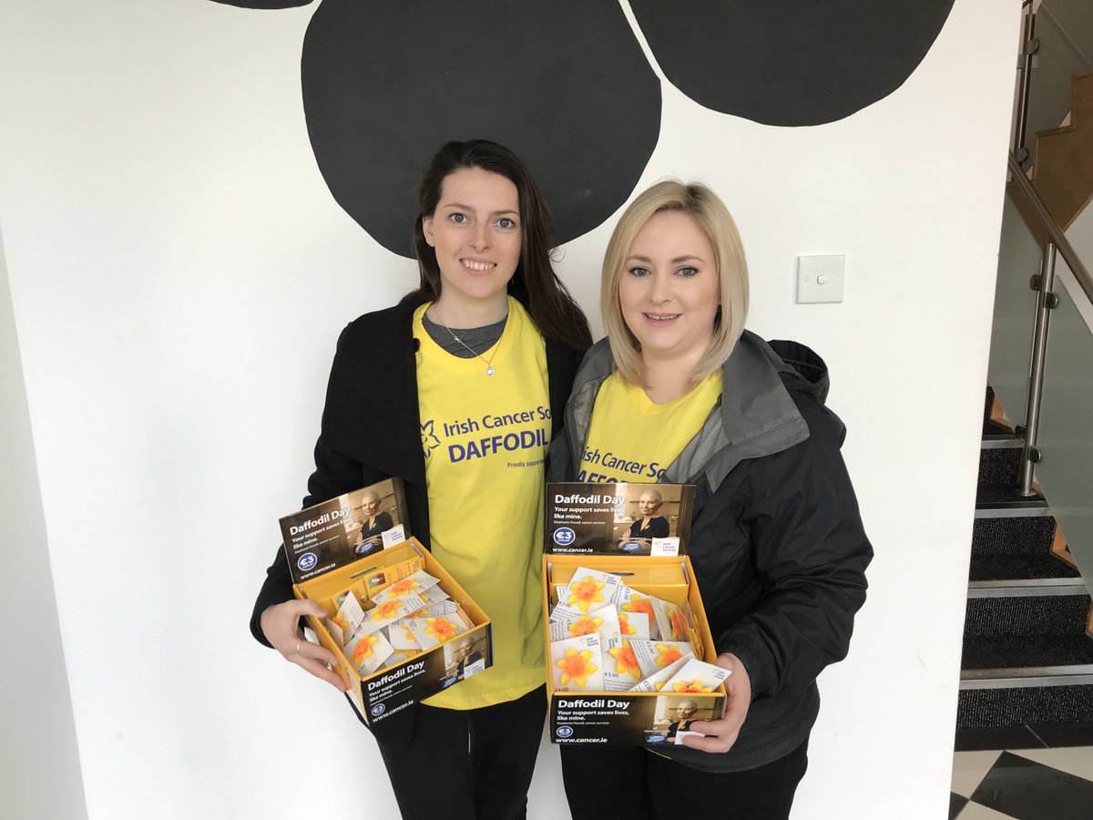 MCIIreland's tweet photo. Our MCI ladies are out and about around @DunLaoghaireBID today, please don't forget to buy daffodil pins and donate. All funds will go to the @IrishCancerSoc 

#DaffodilDay #FridayFeeling #MCI 

@MCI_Group https://t.co/9RFlAS9Oxd