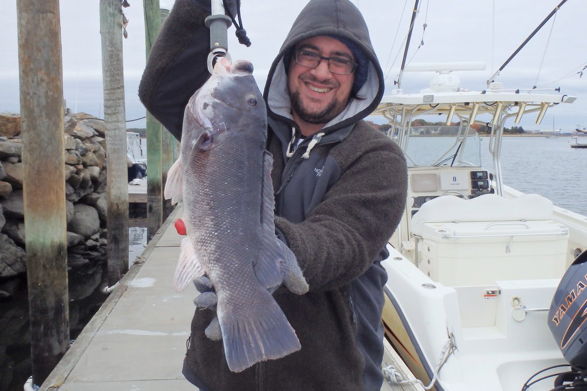 CaptDaveMonti's tweet photo. ‘Enhance your tautog bite’ @CaptDaveMonti #tautog seminar this week @ Fishing Show, highlights https://t.co/0z96pFcZKC https://t.co/5udHrc2Leg