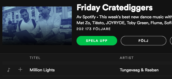 'Million Lights' was just added to Friday Cratediggers! 😀🔥 
spoti.fi/2GWDAhC 
<a href="/austinkramer/">Austin Kramer</a> <a href="/Spotify/">Spotify</a> 🙏