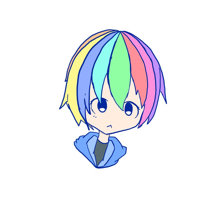 虹色男子のtwitterイラスト検索結果