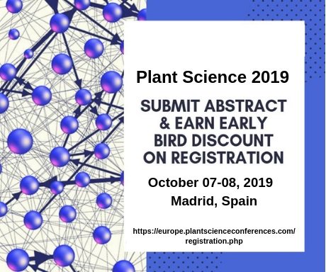 PlantScience19's tweet photo. https://t.co/sFjqiCEMA0 
7th Global Summit on #PlantScience from Oct 07-08, 2019 Madrid, Spain #PLANTSCIENCECONFEREENCES #PlantMolecularBiology #PlantBreeding #PlantImmuneResponse #GreenNanotechnology #plantgrowthanddevelopment 
#Planthormones #PlantGlycobiology #PlantSoilScience https://t.co/YutUYmseFL
