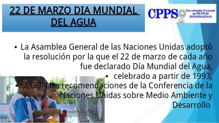 artydance23's tweet photo. #DiaMundialdelAgua💦
#22DeMarzo
Tomemos conciencia de la importancia de cuidar el agua...
#PolíticasSocioeducativas

@aniberruezo @UrtubeyJM @MdeProduccion @MEducacionSalta @OscarGhillione @fguillesaavedra @patriciapinasco @AlancayDel @LeonardoPilili @cecisaracho @Jorgelina_07 https://t.co/0GLZVwYTvl