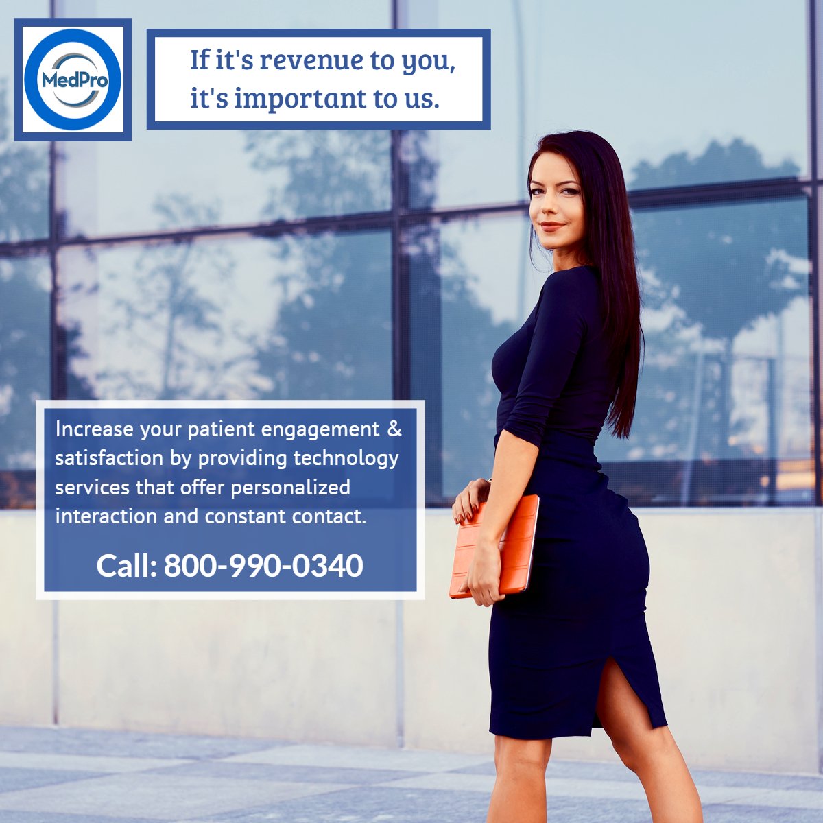 MedPro_Billing's tweet photo. Increase your patient engagement &amp; satisfaction by providing technology services that offer personalized interaction and constant contact. Our Platform provides Workflow &amp; Productivity in Real Time to help your treatment facility minimized collections. https://t.co/lawbBkEAZN https://t.co/gMA1DCr2Eq
