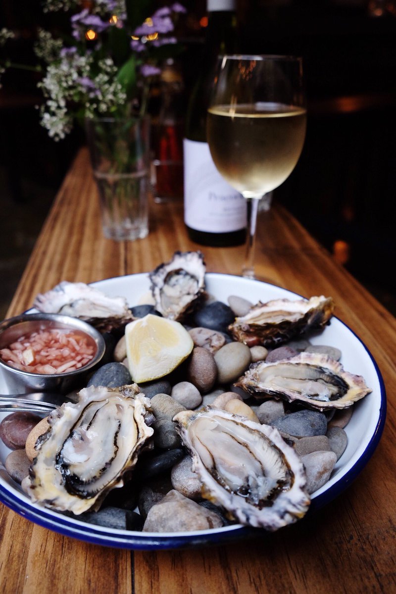 Get that weekend feeling with fresh West Coast Oysters and delicious local wine. Our Oysters are R15 each, always. 😁👌