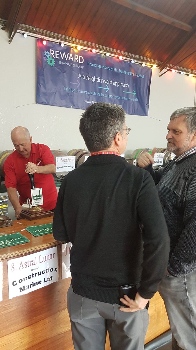 Sponsors party has started! #Bardseybeerfestival