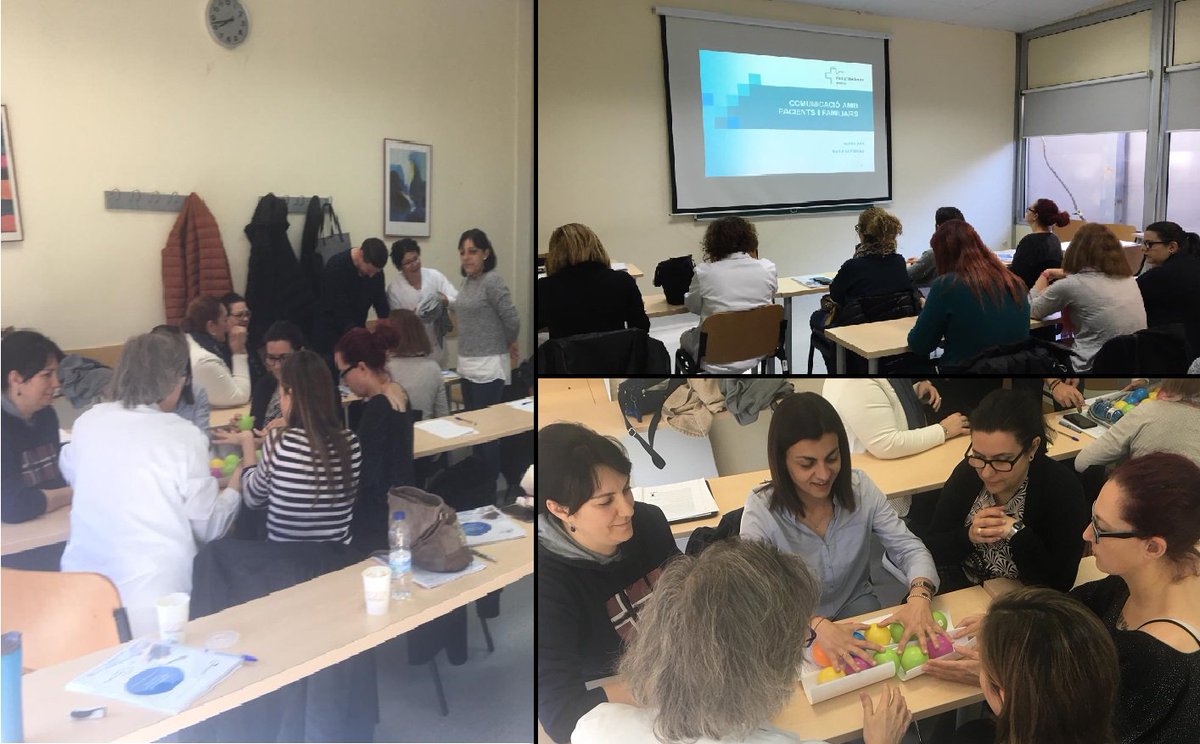 cesiiberia's tweet photo. Ayer terminó el curso #COMUNICACIÓN EFICAZ CON PACIENTES Y FAMILIARES impartido en la #VALLHEBRON. 
Nuestra formadora Maria Carmona quiere expresar su gratitud a todas las participantes ya que en poco tiempo se ha creado un vínculo que durará mucho tiempo.
#formarparatransformar https://t.co/kjUC8PCmDn