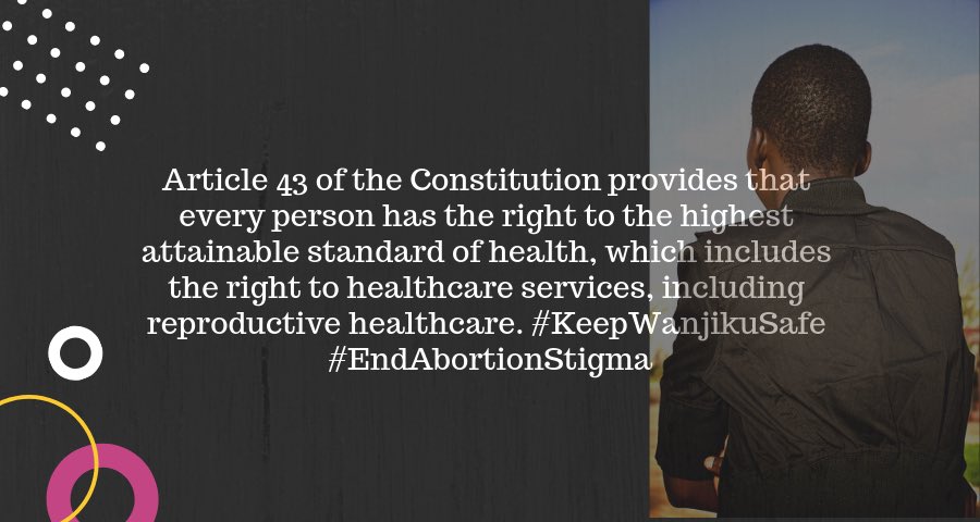 It’s time we had the conversation on access to safe abortion services <a href="/MOH_Kenya/">Ministry of Health</a> <a href="/ReproRights/">Center for Reproductive Rights</a> <a href="/YourAuntyJane/">Aunty Jane Hotline</a> #KeepWanjikuSafe #EndAbortionStigma in Kenya