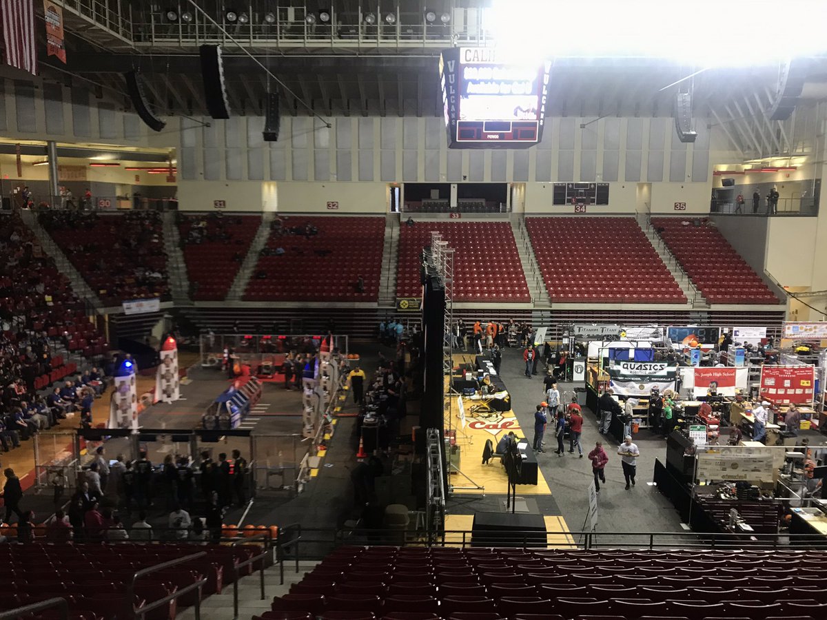 Ready for a full day of qualification matches! Our first match of the day is match 8!! #OMGrobots #deepspace #GPR