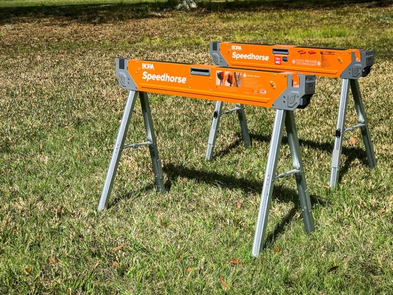 ProToolReviews's tweet photo. The Bora Speedhorse is one of the easiest folding leg sawhorses we've used and it's significantly better built than the cheap plastic ones running around. 

https://t.co/3PQI6l5FtL

#BoraTools #sawhorse https://t.co/rlsO5eOIbA