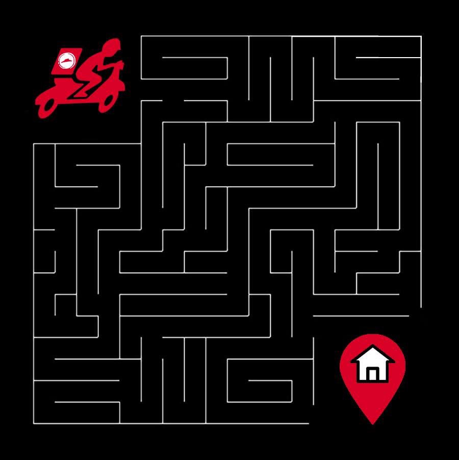 No address is too tricky for our drivers to find! Think you can find the fastest way to the Hut?🛵😎🍕 Show us in the comments...