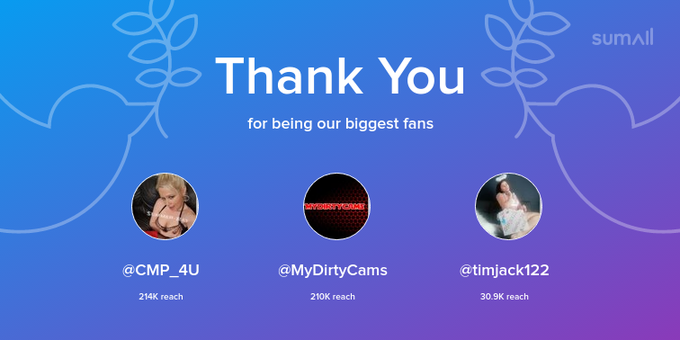 Our biggest fans this week: @CMP_4U, @MyDirtyCams, @timjack122. Thank you! via https://t.co/iUHT3DO0qS<a class="tags" href="/tag/cmp_4u">@cmp_4u</a><a class="tags" target="_blank" title="On Twitter" href="/?out=eyJ0eXAiOiJKV1QiLCJhbGciOiJIUzUxMiJ9.eyJpYXQiOjE3MjQ3MzMzMzgsImlzcyI6InR3cG9ybnN0YXJzLmNvbSIsIm5iZiI6MTcyNDczMzMzOCwiZXhwIjoxNzU2MjY5MzM4LCJyZWRpcmVjdF91cmwiOiJodHRwczovL3R3aXR0ZXIuY29tL015RGlydHlDYW1zIn0.C2a0AWxGD2K0nEnkhpfIwerJ3JPXewsjAuw_u4_NlquldxC5JlrDKpqJq4jQvJ4gc93zc1FKpHa8CLXYtMUOmA">@MyDirtyCams</a><a href="/tag/manyvids"class="tags"><span>#manyvids</span></a><a href="/tag/mvtube"class="tags"><span>#mvtube</span></a>