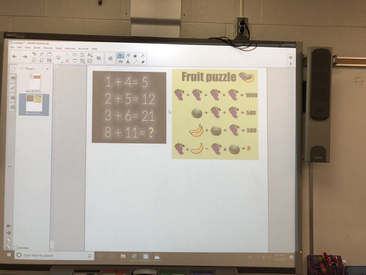 MrsCillis's tweet photo. Students are completing fun math challenges this morning in order to learn about order of operations #mathriddles #funinmath #richmathtalk https://t.co/cRcusoOxQH
