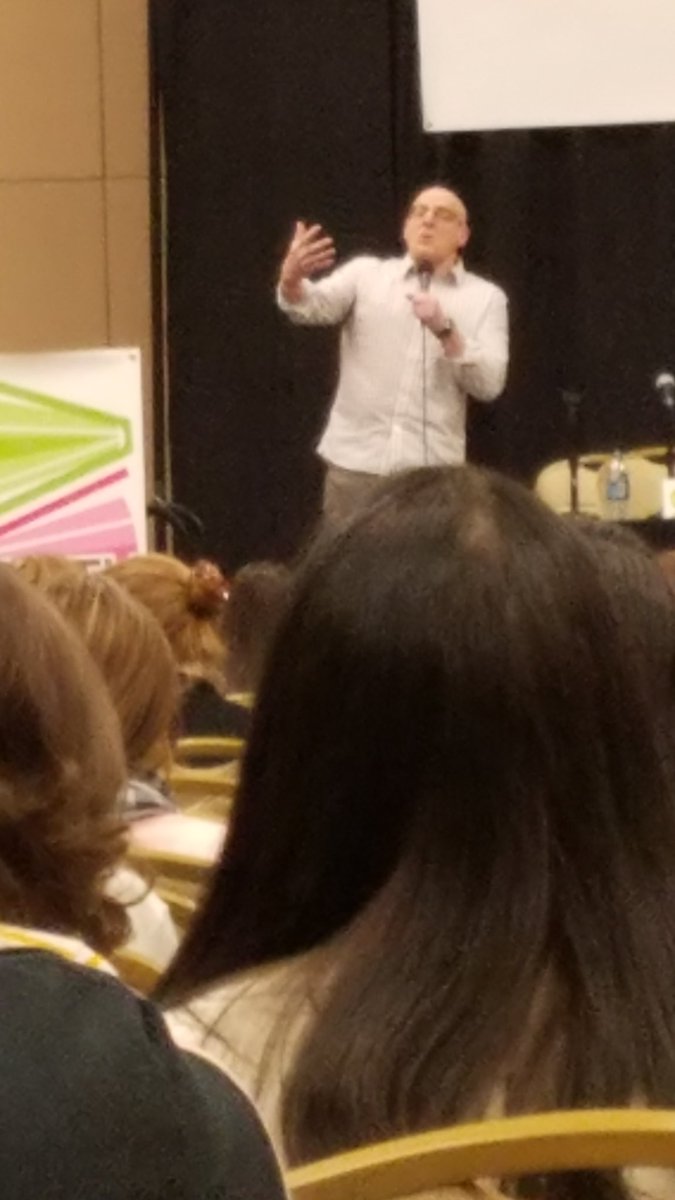 Crownoverlib's tweet photo. So excited to be at #NTTBF19 starting with the great Gordon Korman!! https://t.co/ItOYFAwclR