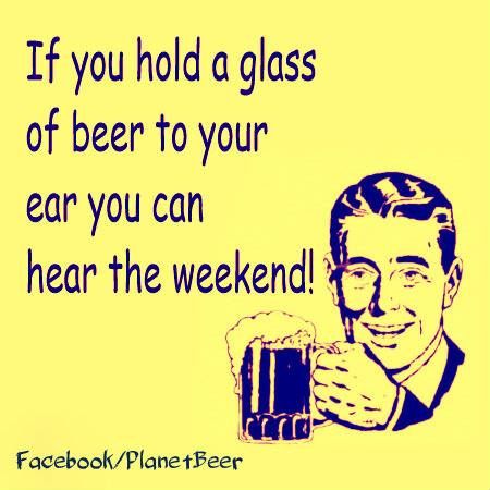 TGIF!!! 👂🍺 PlanetBeerGear.com #Beer #Weekend