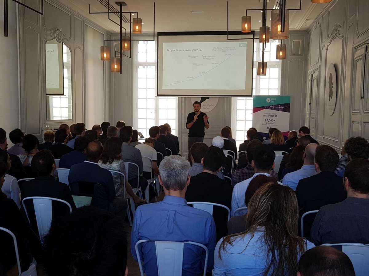 LUsageDuMonde15's tweet photo. A great partner day at @dataiku with 60+ EMEA partners gathered in Paris #HappyDataikuPartner https://t.co/titygXp7Jt