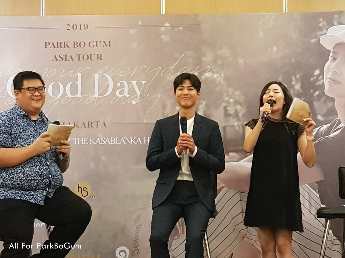 MyKoreanDramaID's tweet photo. Presscon #ParkBogumJkt ❤️

#Parkbogum #GoodDayJKT 
cr. allforparkbogum https://t.co/QQWGpZD5mE