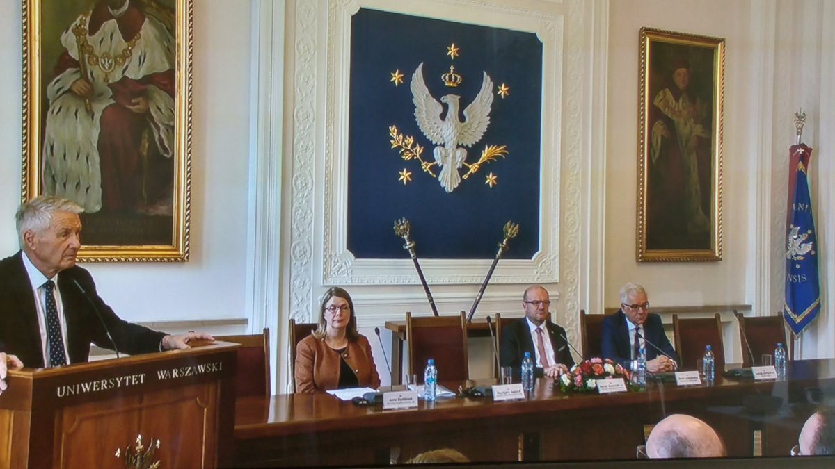 Attending a Council of Europe meeting at the University of Warsaw, Poland, on the future of NGOs in Europe together with Dr Noel Camilleri, Chairperson MCVS.