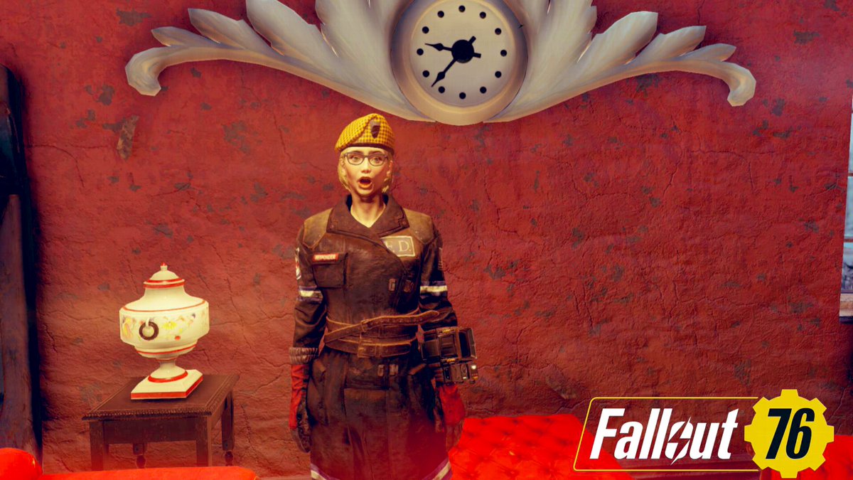 なかなかベレー帽でないなって思ってたら、出ましたっ♪

 #fallout76
 #フォールアウト76