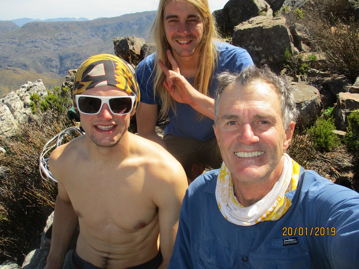ClimbZA's tweet photo. In the summer of 1974, a couple of young, hard climbers from up north – arrived in the Western Cape.  Their  tanks were full with drive and ambition.  If opportunity would intersect  with preparation and talent, they would do something special… https://t.co/oyZUSztXRZ https://t.co/Te15jGwAXp