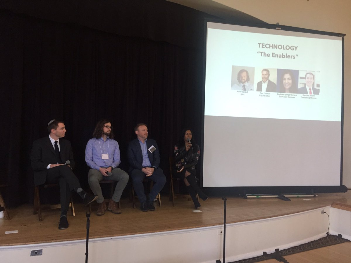 jwoods_57's tweet photo. Amazing #sustainability and #blockchain panel led by moderator and speaker @RIyengar13 with @paulgambill @nori #TomDuncan @LiquidToken_ @RaphaelRosen #CarbonLighthouse. #blockchain trust layer, #renewables, markets and #triplebottomline can support rapid drive toward #zerocarbon https://t.co/v2zLhnBUBW