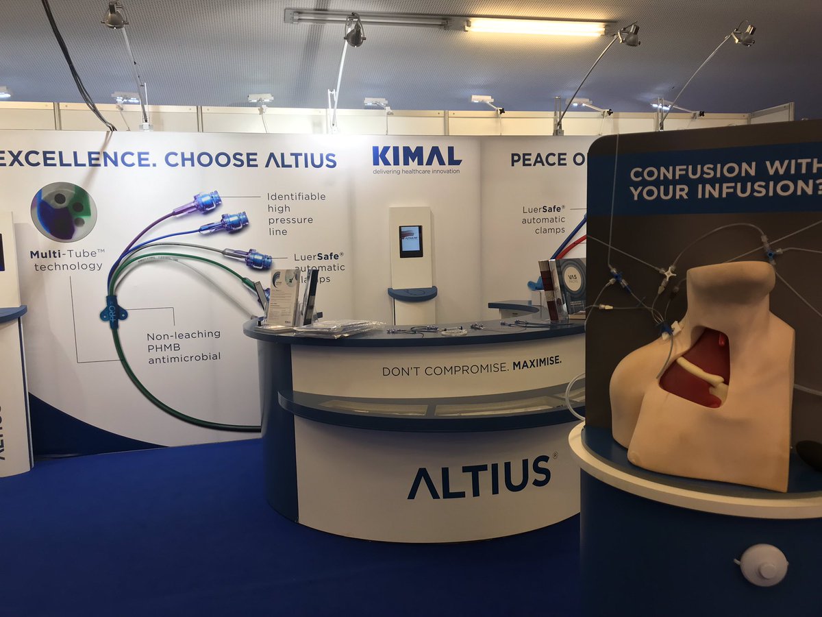 KimalPlc's tweet photo. We sadly bid farewell to Brussels today however there is still time to come and see Dan and Katy on our stand at #ISICEM19 to learn more about reducing #cvcrisks with Altius! https://t.co/vOrCSgdSkN