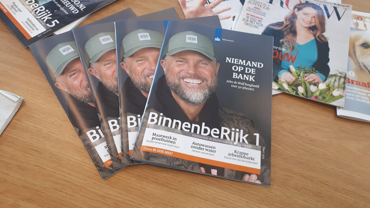 MaatwerkSROI's tweet photo. BinnenbeRijk, het magazine over bedrijfsvoering bij de Rijksoverheid, besteedt deze maand uitgebreid aandacht aan inclusief werkgeverschap.  Met o.a. een artikel over Maatwerk voor Mensen.  Heb je ‘m al gezien? @MinBZK #sroi #socialreturn #banenafspraak 
https://t.co/ezvwotIvRN https://t.co/rDpCnoOZWC