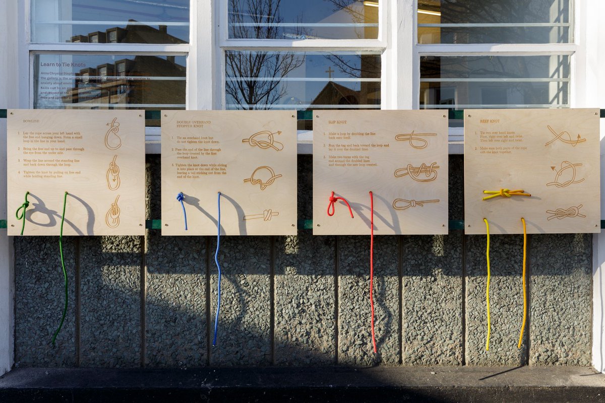 SPACEstudios's tweet photo. “We've walked past so many times but this is our first time coming in, we decided to after seeing the interactive knots on the street.” - visitor. @annachrystals 'Anorak' ends Sat > https://t.co/zFkWahtzLl @TimeOutLondon @hackneygazette @hackneycitizen @BestofHackney https://t.co/F7cATYMgub