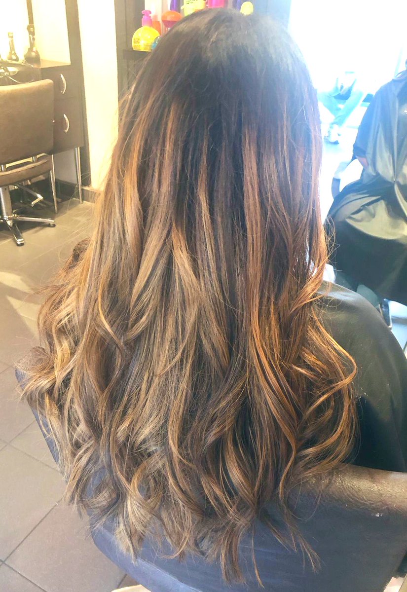 Black to #Balayage! 🙌🏼 Emily swept <a href="/TIGIPro/">TIGI Professional</a> colour through her client’s locks to create depth &amp; dimension. Call <a href="/TownOfSudbury/">Sudbury, Suffolk</a> or #Colchester today to book your FA fix! 📞