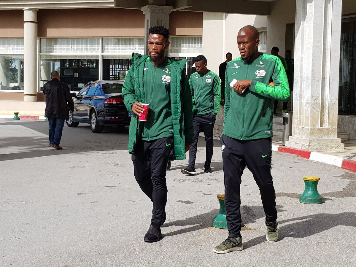 BafanaBafana's tweet photo. @BafanaBafana leaving Tunis and heading to the host city (Sfax) for the @CAF_Online AFCON qualifier against Libya this coming Sunday, 24 March 2019 @SAFA_net https://t.co/aUS3kefsVd
