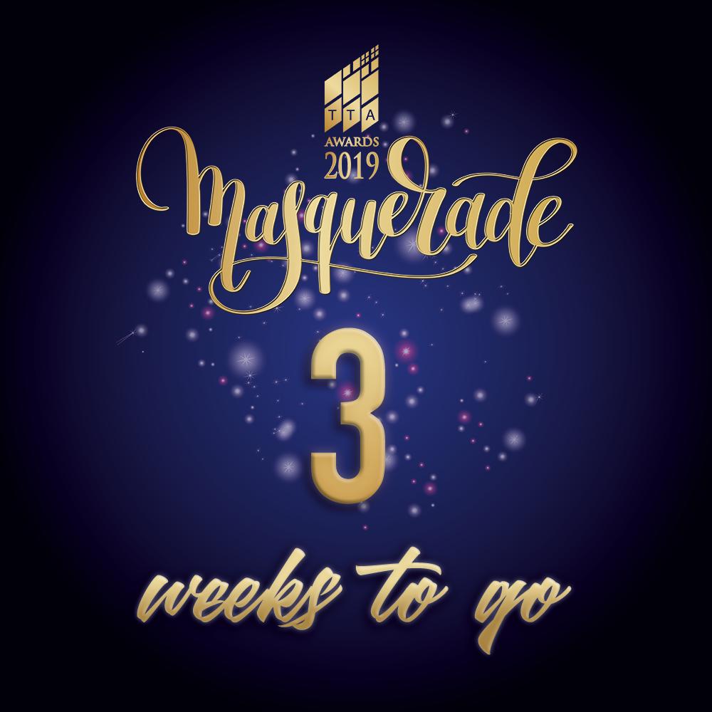 ttaawards's tweet photo. Just 3 weeks to go until the TTA Awards 2019! Visit our website to find out more about the Awards and how you can attend! #TTAawards - https://t.co/yTmPgNa61P https://t.co/h0UR31cHeC