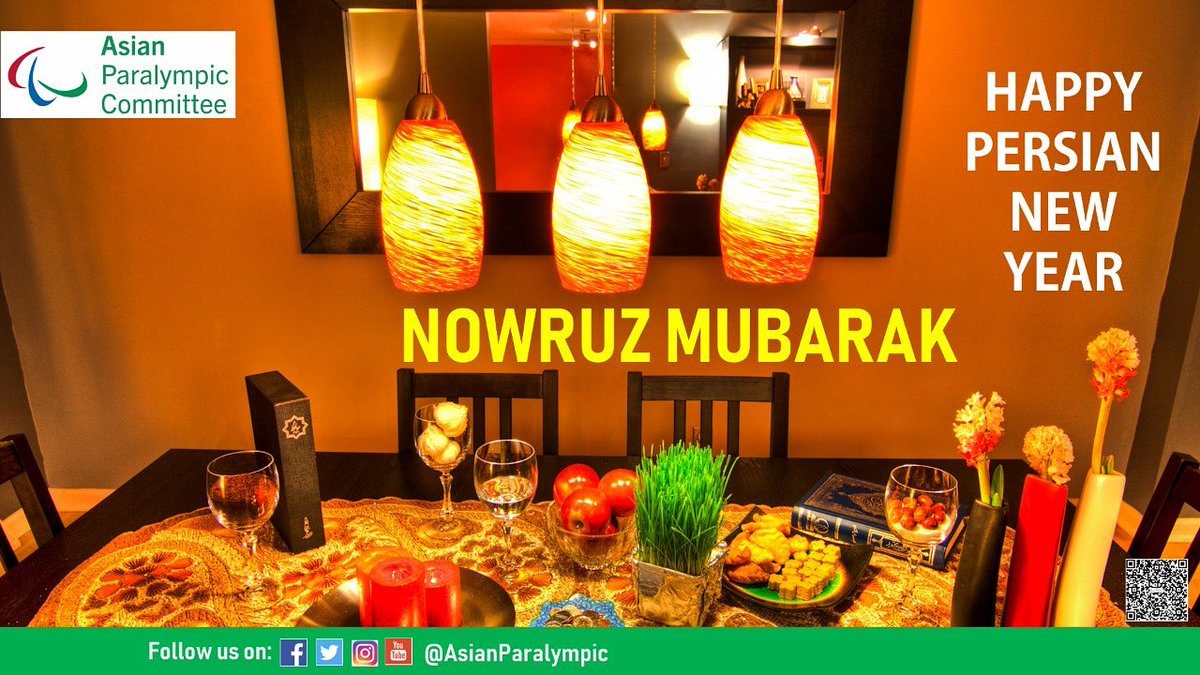 asianparalympic's tweet photo. The Spring is here: 
Happy Nowruz, the Persian New Year 🎊🎉, to those who celebrate it. Spread Love ❤️ &amp; Peace✌️.
.
#Celebration #PersianNewYear #Friendship #Peace #Love #Festivity #nowruz2019 
@WestAsiaPara @iran_paralympic @ParaLive2020 @NpcAfghanistan @YuldashevaNavru https://t.co/DM66MMUYOK