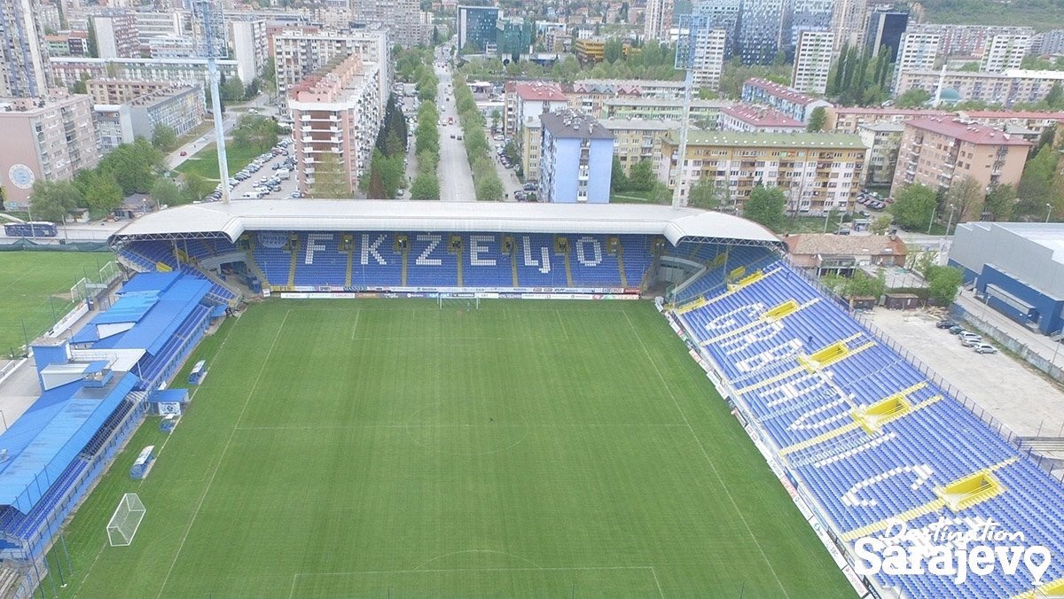 1994: #Grbavica stadium in ruins. Bombed and completely destroyed in the war.

2019: Grbavica will host to the #Euro2020 Qualifiers tomorrow. 

#BIHARM
