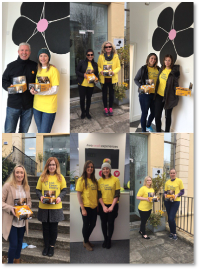 MCIWellbeing's tweet photo. I Happy Daffodil Day I

Today our teams will be selling daffodil pins around @DunLaoghaireBID from 9am - 5pm, All funds raised go to the @irishcancersociety 🌻 @BootsUK 

Here are some pictures from last year, watch out for our amazing teams today! 

#Daffodilday #MCI #Ovation https://t.co/6uHIqCODcn