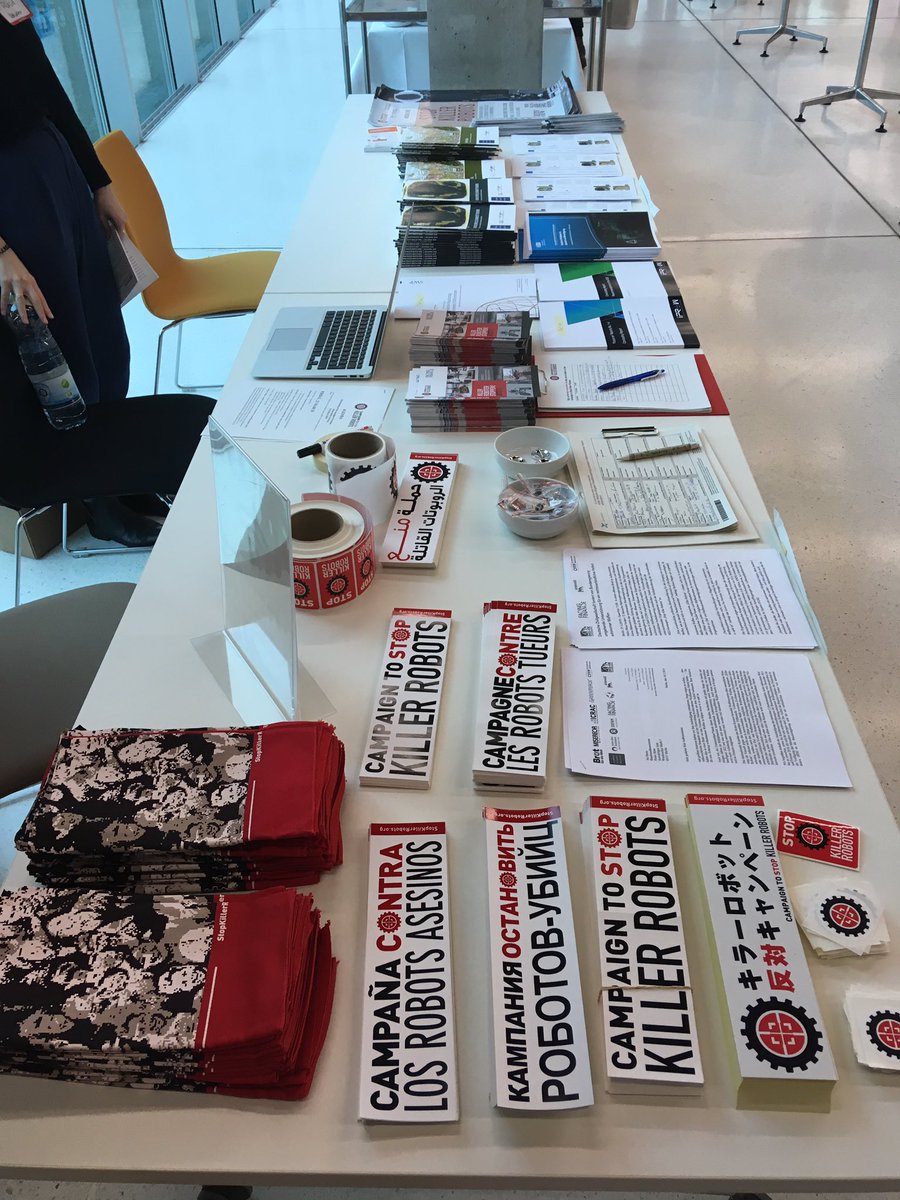 issjones's tweet image. To follow along with us today use #KillerRobotsGer