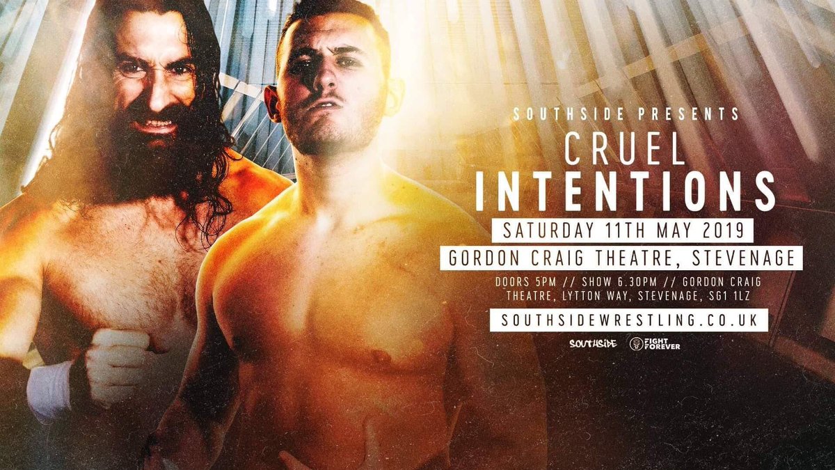 SouthsideWE's tweet photo. All three tag teams in action in Stevenage 11th May. Tickets at https://t.co/LYQap6dVqR https://t.co/cQrFhbn0xA