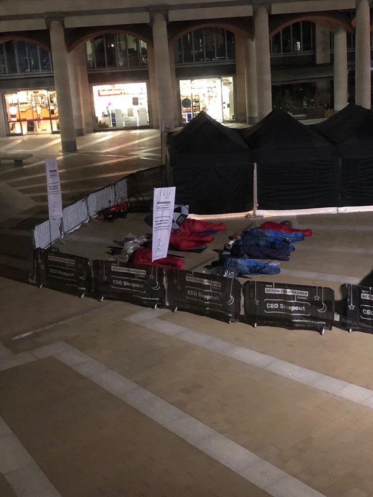 Paternoster Square (@p_sq) on Twitter photo Thank you to all who braved the elements for our CEO Sleep Out last night raising money for <a href="/actnforchildren/">Action for Children</a> charity! Thank you to all who braved the elements for our CEO Sleep Out last night raising money for <a href="/actnforchildren/">Action for Children</a> charity!