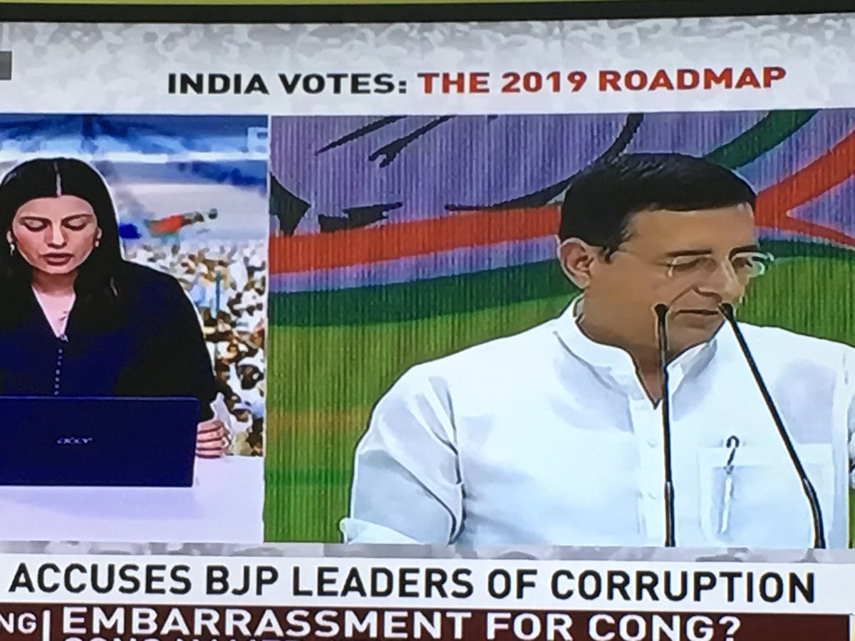 ArnazHathiram's tweet image. Why bjp won’t ever lose!

@rssurjewala’s LIVE press conference only gets covered by @ndtv 

Others continue with their #Moditva politics 

#YeddyurappaDiaries