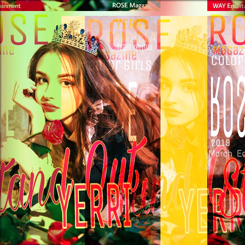 WAYColorGirls's tweet photo. [INFO] 190322 ROSE MAGAZINE x @CGYerri March Edition "Stand Out, Yerri" Cover Teaser Release. #StandOutYerri #ROSEMagazine https://t.co/XutwOCn6pb