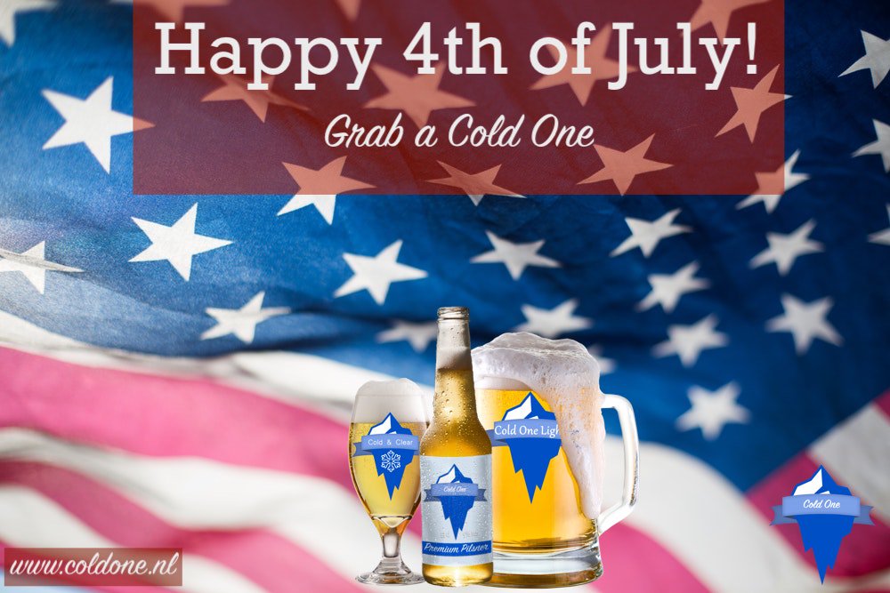 ColdOneBrewery's tweet photo. Today is 4th of July! Enjoy this amazing day with a Cold One. #4thOfJuly #ColdAsIce https://t.co/GCmbmYtKMp