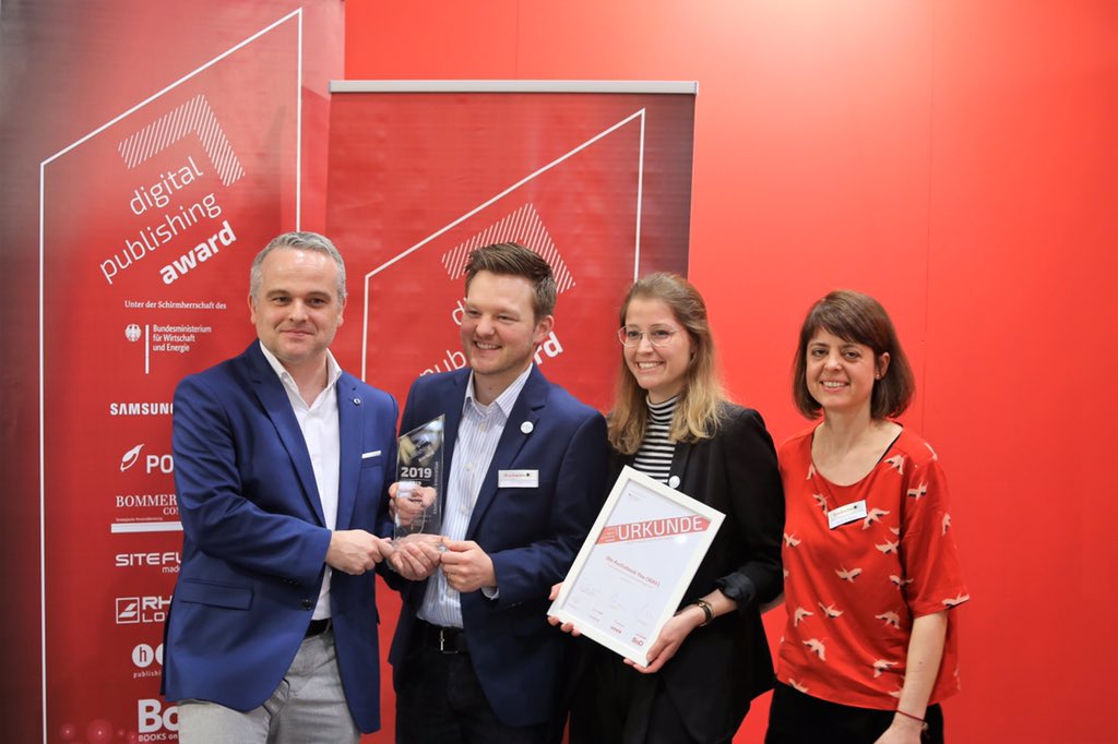 digital publishing award tweet media