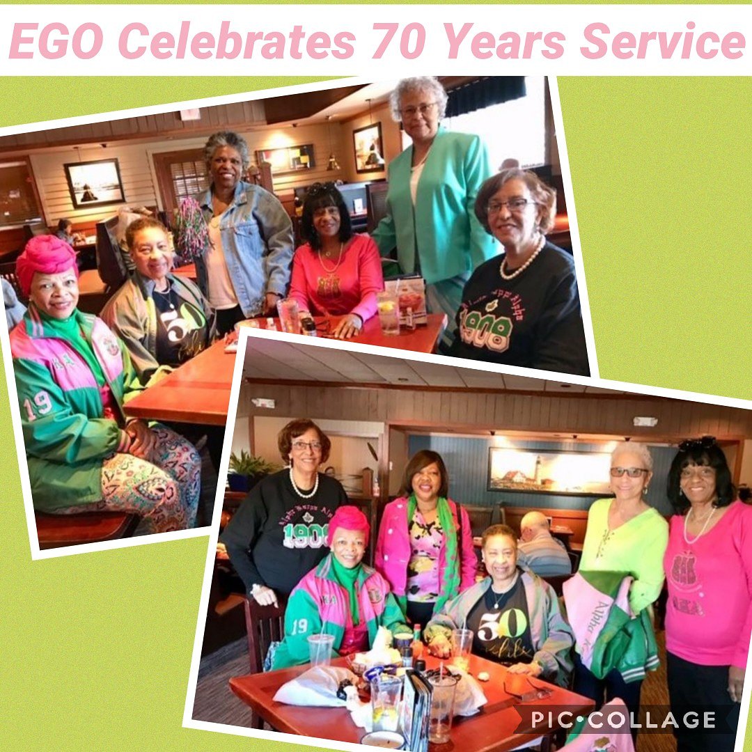 AKAEGOChapter's tweet photo. March 19, 2019, Epsilon Gamma Omega celebrated 70 Years of Service.
EGO Sisters celebrating our special day! Looks like they had a blast!
#EGO70 #AKAEGO1949 #AKA1908 #TARGET2 #SERVICETOALLMANKIND #AKASOUTHEASTERN
#70ActsOfService https://t.co/ZHtLgOOZWi