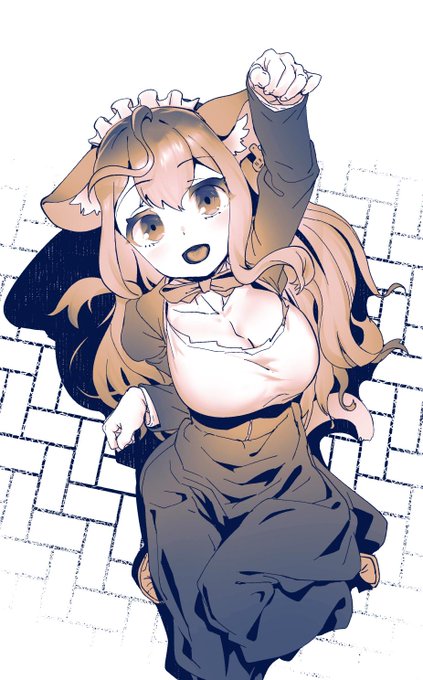 オリキャラのねこメイドちゃん 