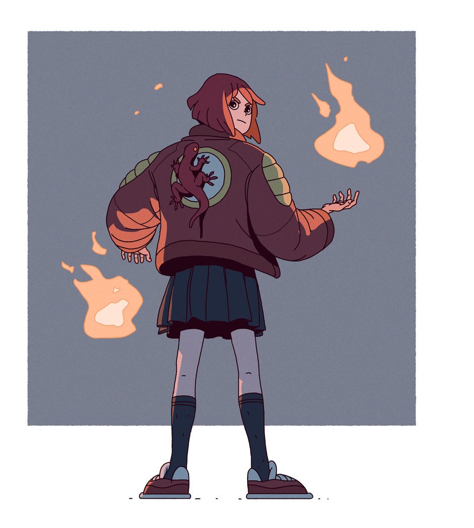 Fire mage. #characterdesign