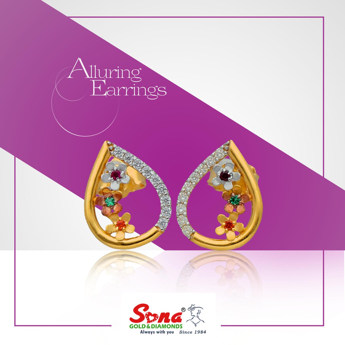 Pair it with your traditional or modern attire, and it will surely elevate your look. Buy stunning pieces of jewellery from Sona Gold & Diamonds.

#SonaGoldandDiamonds #JewelleryCollections #earrings #partyearrings  #beautifulearrings  #weddingearrings
