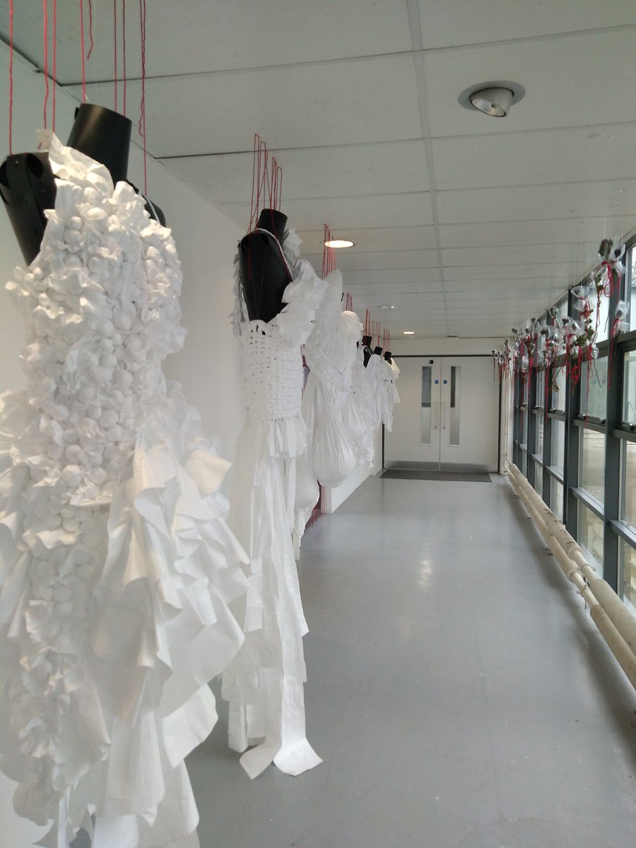artcath's tweet photo. One of the best @WSA_MAfashion and #texiledesign interim #shows I've seen @winchesterart @unisouthampton @ArtsUniSouth and the best thing is I get to see it everyday on my way to @WSALibrary. Open 9-5 until 28 March so catch it if you can. #sustainablefashion #sustainabledesign https://t.co/bq2OejcuBX