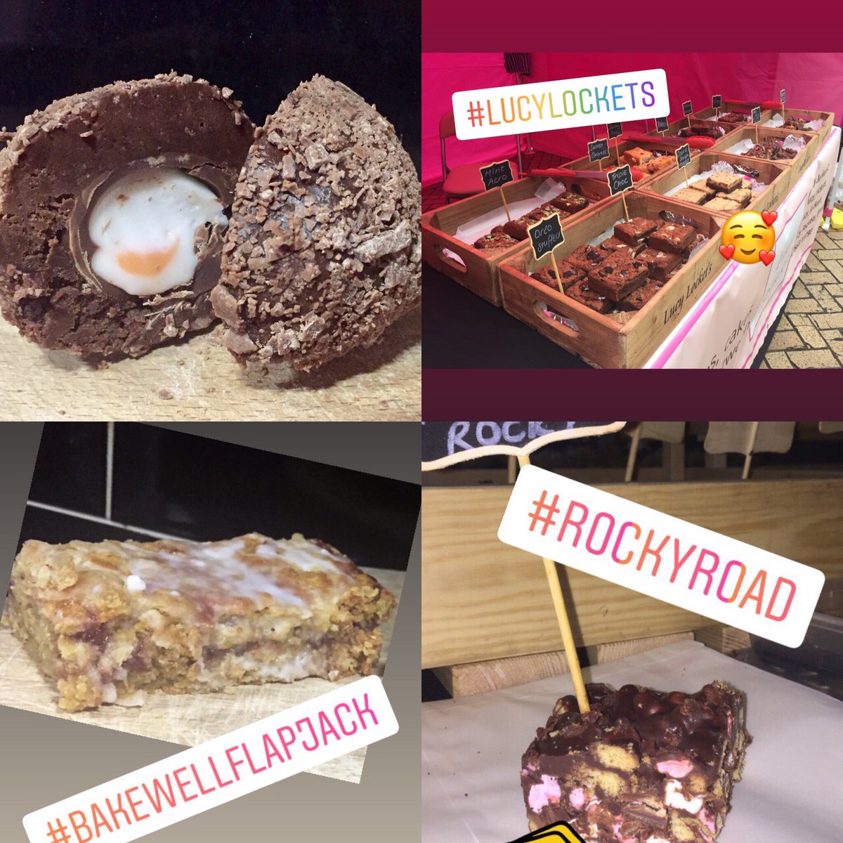 lucy_lockets_'s tweet photo. 💕we are back @ Braintree Street Market on Saturday 30th March..maybe 👀you there💕 #braintree #braintreestreetmarket #mArket #brownies #chocolate #cake #bake #essex #weekend #lucylockets #treats #chocolatetreats #chocolateeggs #cadburys #belgianchocolate #oreos #jammiedodgers https://t.co/7oTWQBP2Wc