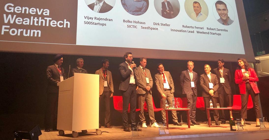 startuptickerCH's tweet photo. Selma au firmament du Geneva WealthTech Forum https://t.co/jTTCK1tVwi | The Swiss Startup News channel https://t.co/CzTThqyUaL https://t.co/DXhy3YNW3i