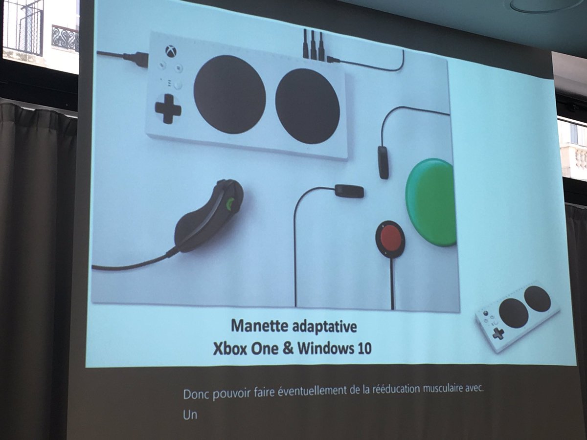plemagueresse's tweet photo. Des exemples d’inclusion des handicapés par la technologie. Merci @philippetrotin #Microsoft #mbadmb #YesAccess #eNovations https://t.co/3keTY6BmEO