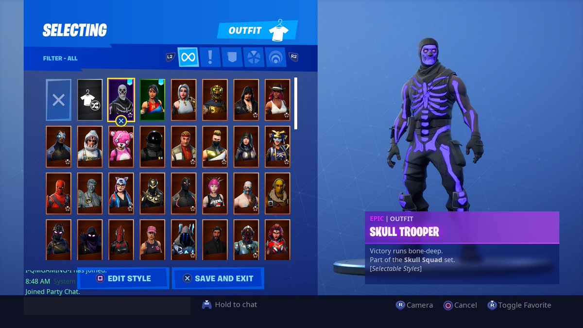 ivain_'s tweet photo. سحب على ايبيك #فورتنايت نادر تقدر تدمجه وفيه السكيليتون الموف
الشروط :
- رتويت لهذي التغريده
- فولو لي ول @thsRakan و @DisperNaf 
السحب يوم الثلاثاء بالتوفيق للجميع ❤ https://t.co/2Lwm3DGXYt